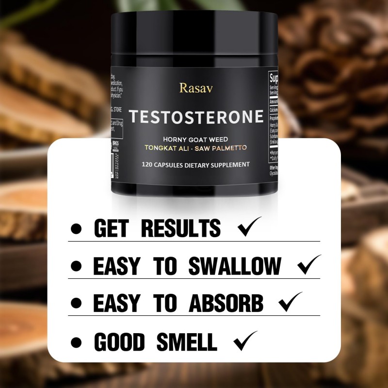 Testosterone Booster Supplement for Men 120 Capsules