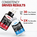 Prostate Supplement & Nitric Oxide Booster Bundle for Men, Include Saw Palmetto, Pygeum Powder and L-Arginine, Supports Prostate and Urinary Health, Blood Flow - 60 Capsules & 60 Capsules