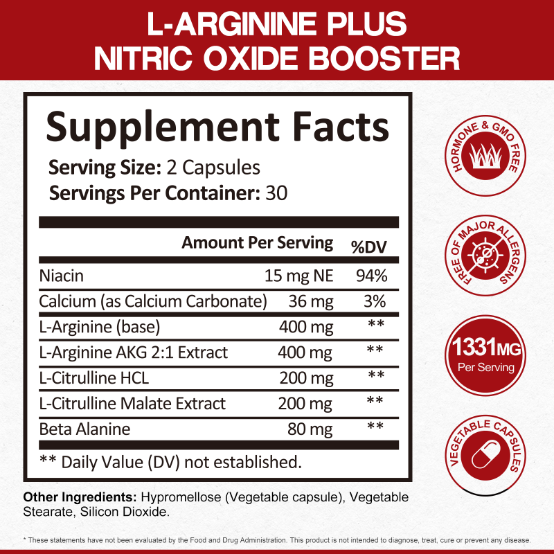 Prostate Supplement & Nitric Oxide Booster Bundle for Men, Include Saw Palmetto, Pygeum Powder and L-Arginine, Supports Prostate and Urinary Health, Blood Flow - 60 Capsules & 60 Capsules