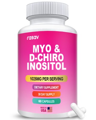 Myo-Inositol & D-Chiro Inositol Supplement for Women | Fertility Supplements for Hormonal Balance & Ovarian Health Support