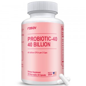 Probiotic 40 Billion CFU - Bifidus Probiotics and Daily Immune Balance Probiotics for Gut and Digestive Health - 4 Clinically-Studied Strains