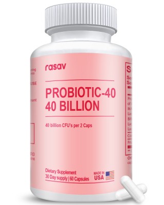 Probiotic 40 Billion CFU - Bifidus Probiotics and Daily Immune Balance Probiotics for Gut and Digestive Health - 4 Clinically-Studied Strains