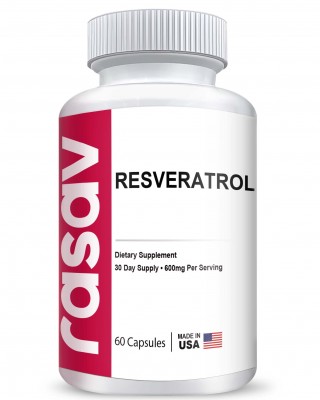  Resveratrol Supplement 600mg per Serving - High-Potency Antioxidant Complex with 50% Trans-Resveratrol – Supports Cellular Health & Longevity