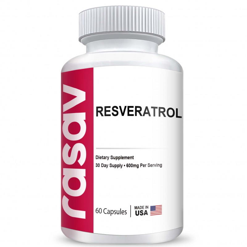  Resveratrol Supplement 600mg per Serving - High-Potency Antioxidant Complex with 50% Trans-Resveratrol – Supports Cellular Health & Longevity 