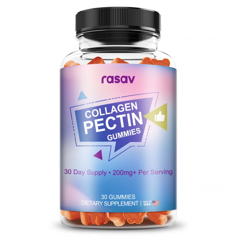 Collagen Peptides Gummies with Biotin, Vitamin C&E Complex , Znic | Natural Purple Carrot Juice Flavor | Sugar Free, Non-GMO