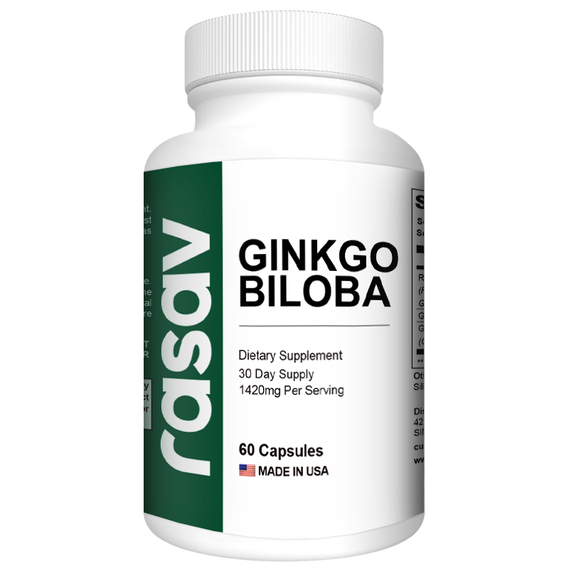 Ginkgo Biloba&Ginseng Memory Supplement for Brain, Mood & Cognitive Health