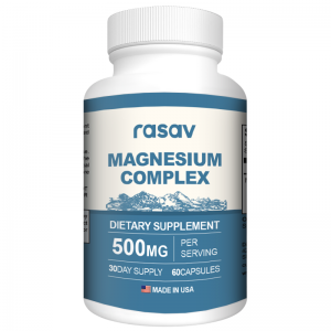 Magnesium Complex - High Absorption Magnesium Supplement with Magnesium Hydroxide, Citrate, Glycinate, Malate & More