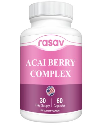 Max Detox Formula – Acai Berry Cleanse with Chlorella, Psyllium & Black Walnut – Natural Liver, Gut & Toxin Detox Support – 60 Capsules