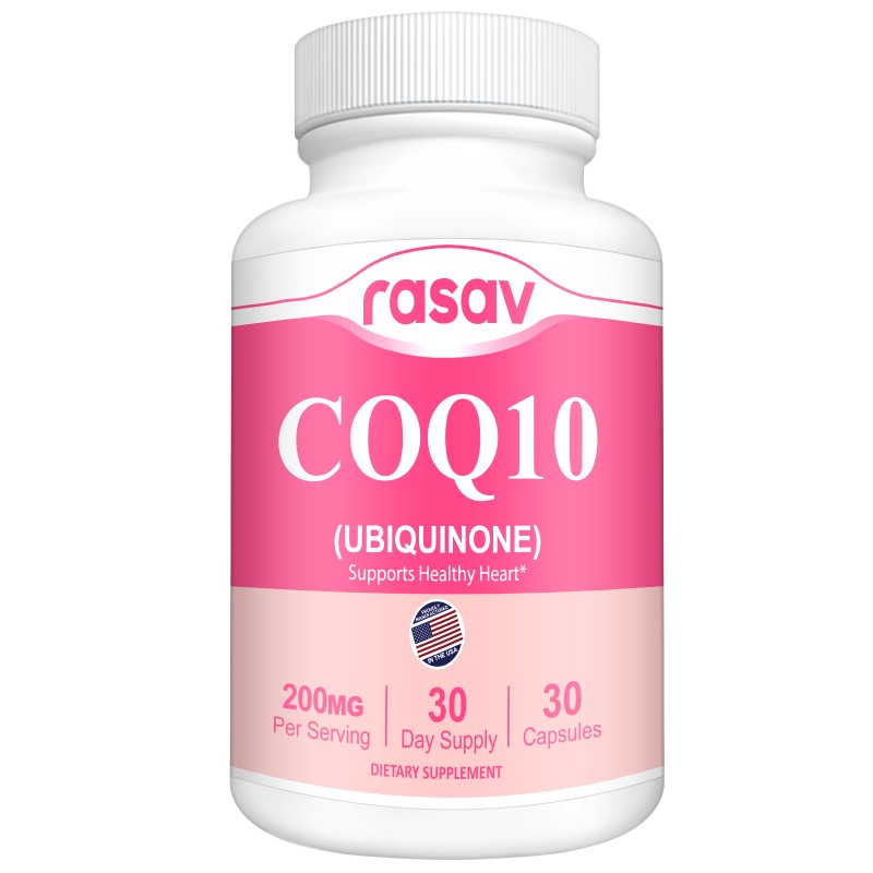CoQ10  200mg - High Absorption Vegan COQ-10 Powder - Enzyme Ubiquinone Supplement Pills, Extra Antioxidant Coenzyme Q10 Vitamin, Coq 10 Alernative to Softgels