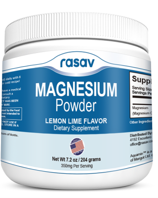 Magnesium Powder - Anti-Stress Drink Mix for Calm & Regularity - Magnesium Citrate Supplement - Relaxation, Muscle & Heart Support - Lemon Lime Flavor - 30 Servings
