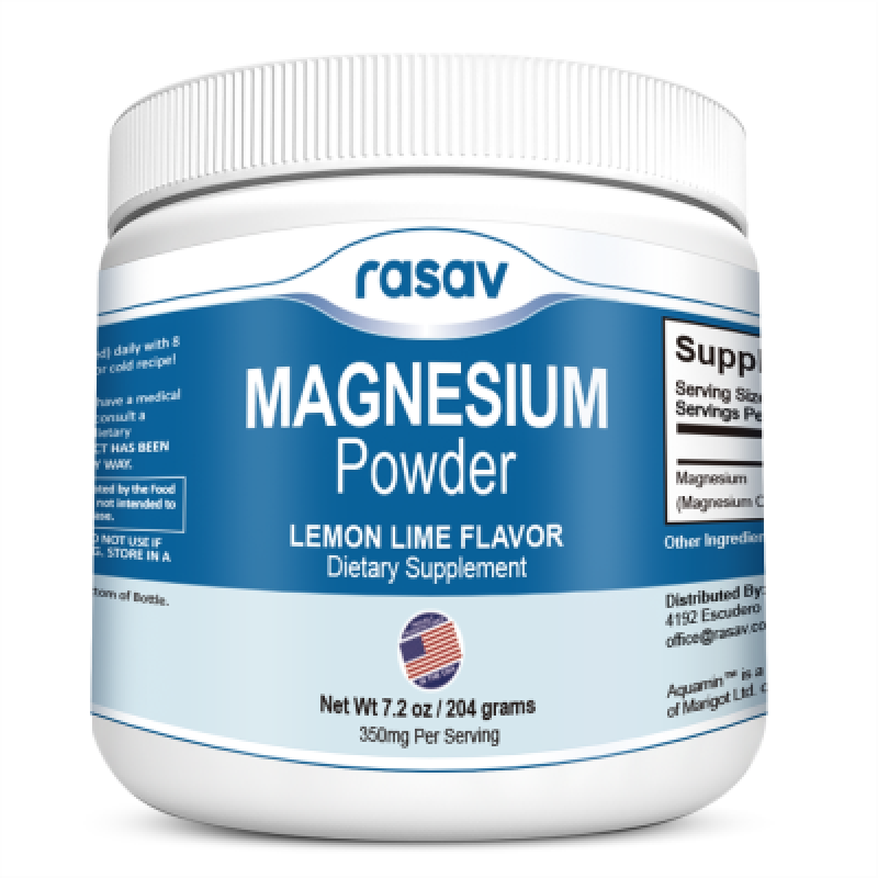 Magnesium Powder - Anti-Stress Drink Mix for Calm & Regularity - Magnesium Citrate Supplement - Relaxation, Muscle & Heart Support - Lemon Lime Flavor - 30 Servings