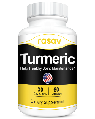 Turmeric Curcumin Supplement 650mg - 95% Curcuminoids with Organic Turmeric & Ginger, BioPerine Black Pepper for Best Absorption, Nature's Vegan Joint Support - 60 Capsules