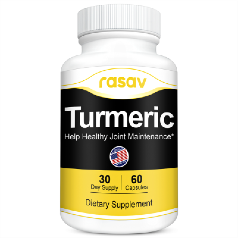 Turmeric Curcumin Supplement 650mg - 95% Curcuminoids with Organic Turmeric & Ginger, BioPerine Black Pepper for Best Absorption, Nature's Vegan Joint Support - 60 Capsules