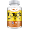 Rasav Turmeric Curcumin Supplement - 95% Curcuminoids with Turmeric & Ginger, Black Pepper for Ultra High Absorption, Support Joint & Digestion Health, Non-GMO, 60 Capsules