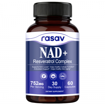 NAD+ Supplement with Resveratrol - NMN Supplement Alternative - Advanced Cellular Energy, Anti-Aging & Mitochondrial Support with CoQ10, Urolithin A & Alpha Lipoic Acid - Made in USA, 60 Capsules