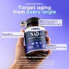 NAD+ Supplement with Resveratrol - NMN Supplement Alternative - Advanced Cellular Energy, Anti-Aging & Mitochondrial Support with CoQ10, Urolithin A & Alpha Lipoic Acid - Made in USA, 60 Capsules
